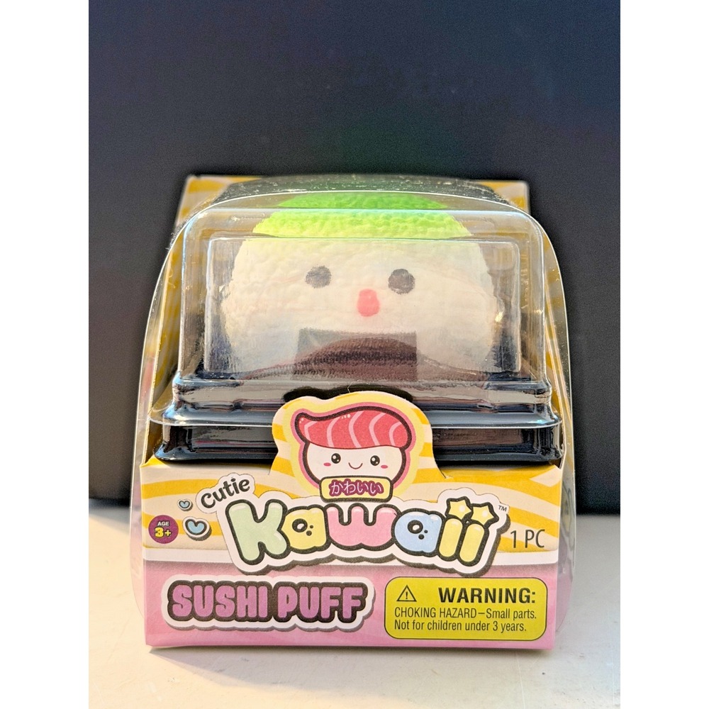 New Ja-Ru Kawaii Cutie Sushi Puff Squishy Toys Sensory Stress Relief Puffs